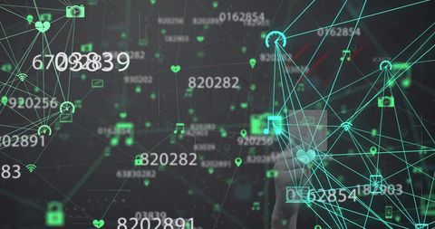 Cyber Security and Big Data Analytics Network Visualization - Download Free Stock Images Pikwizard.com