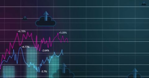 Digital Stock Market Trends and Financial Growth Analysis - Download Free Stock Images Pikwizard.com