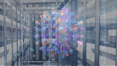 Digital Data Cloud Over Comprehensive Server Infrastructure