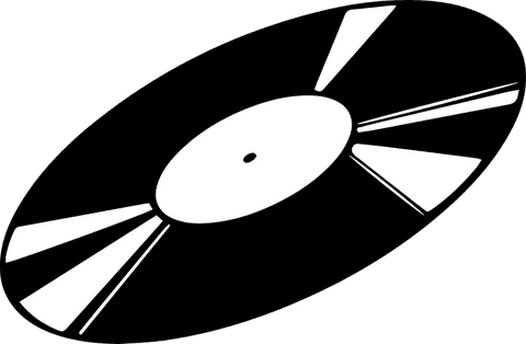 Minimalist Black and White Vinyl Record on Transparent Background - Download Free Stock Videos Pikwizard.com