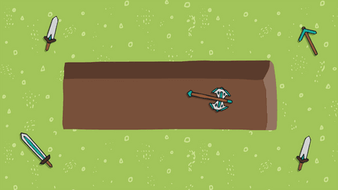 transparent illustration of grave with swords on green background - Download Free Stock Videos Pikwizard.com
