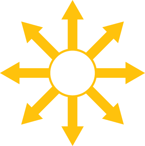Yellow Arrows in Radiating Pattern on Transparent Background - Download Free Stock Videos Pikwizard.com