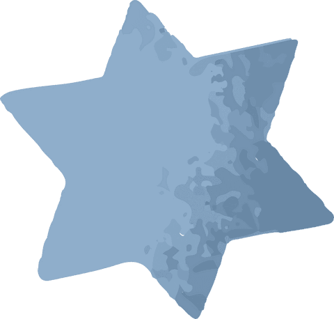 transparent six-pointed star with watercolor texture - Download Free Stock Videos Pikwizard.com