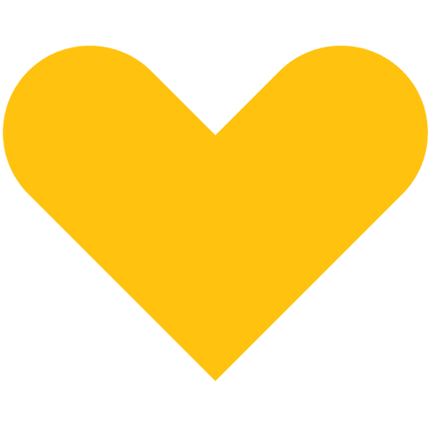 Vibrant Yellow Heart on Transparent Background - Download Free Stock Videos Pikwizard.com