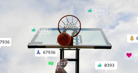 Basketball Social Media Interactions with Real-Time Engagement