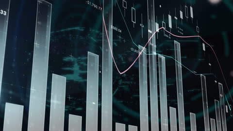 Digital Data Visualization Balanced with Landscape Imagery