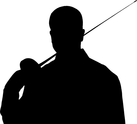 silhouette of man with spade on transparent background - Download Free Stock Videos Pikwizard.com
