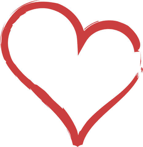 red heart shape with copy space on transparent background - Download Free Stock Videos Pikwizard.com