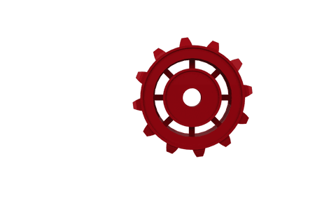Translucent Red Gear Illustration on White Background - Download Free Stock Videos Pikwizard.com