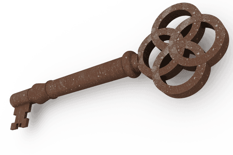 Detailed Brown Key Digital Illustration on Transparent Background - Download Free Stock Videos Pikwizard.com