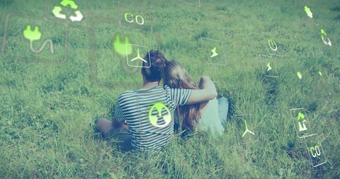 Sustainability Icons Embrace Eco-friendly Living with Couple