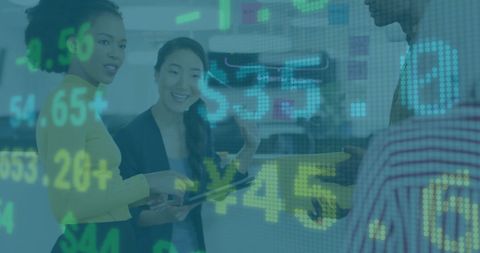 Financial data analytics in multicultural office environment