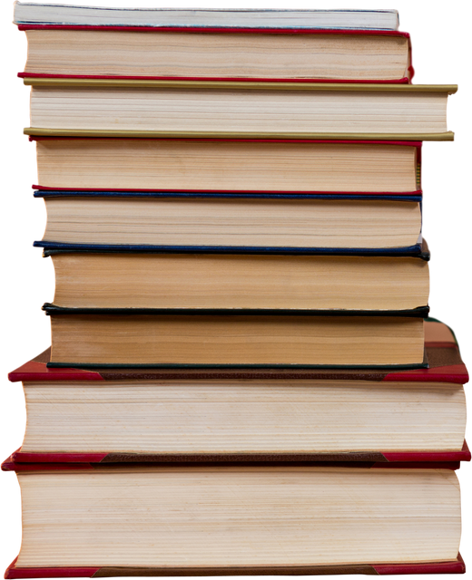 Stack of Books on Transparent Background Isolated Image for Education - Download Free Stock Videos Pikwizard.com