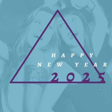 joyful new year celebration with festive graphics - Download Free Stock Templates Pikwizard.com