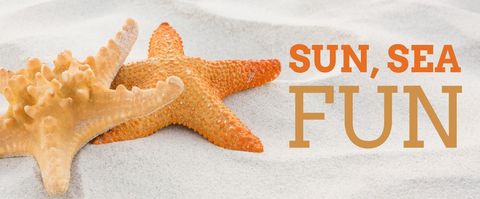 Starfish on Sandy Beach Invoking Travel and Relaxation