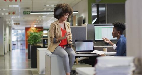 Collaborative Business Strategy in Modern Office Environment