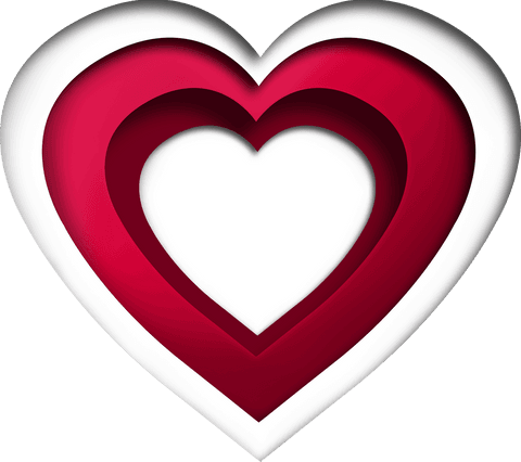 layered red and white hearts on transparent background - Download Free Stock Videos Pikwizard.com