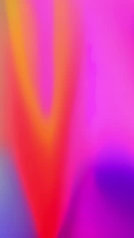 Vertical looping neon gradient video showing vibrant pink orange purple blend for mobile