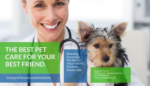 veterinarian care and adorable puppy in trusting environment - Download Free Stock Templates Pikwizard.com