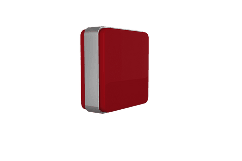 3d red glossy box icon art on transparent background - Download Free Stock Videos Pikwizard.com