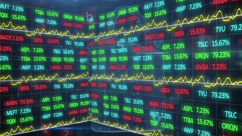 Dynamic Stock Market Data with Cyber Security Overlay
