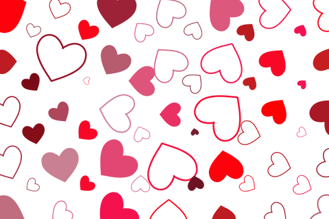 Red Hearts Pattern on Transparent Background for Design and Crafts - Download Free Stock Videos Pikwizard.com