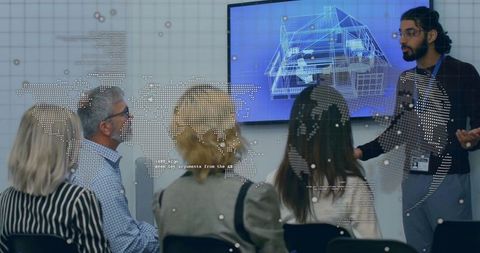 Innovative Architectural Presentation at Business Meeting