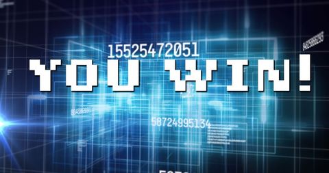 Digital Realm Gaming Win Concept with Futuristic Overlay - Download Free Stock Images Pikwizard.com