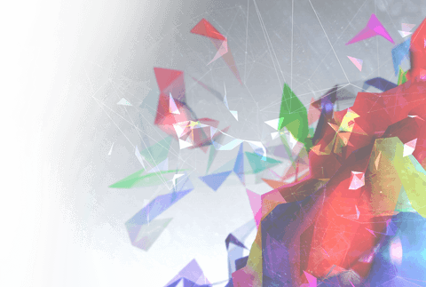 colorful abstract polygonal composition on transparent background - Download Free Stock Videos Pikwizard.com