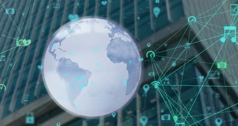 Global Connectivity and Technology in Modern Urban Environment