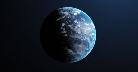 Earth Spinning from Space with Dark Background - Download Free Stock Images Pikwizard.com