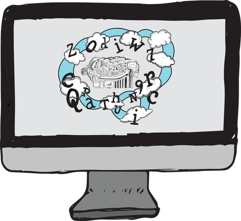 Digital Desktop Illustrated with Letters on Transparent Background - Download Free Stock Videos Pikwizard.com