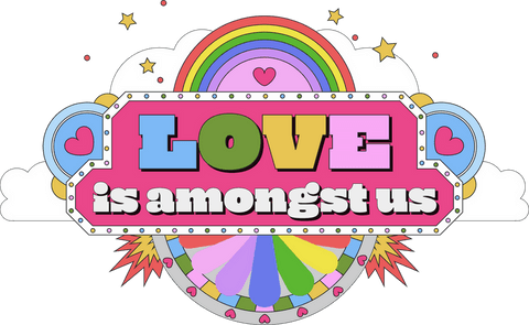 whimsical marquee sign with rainbow arches on transparent background - Download Free Stock Videos Pikwizard.com