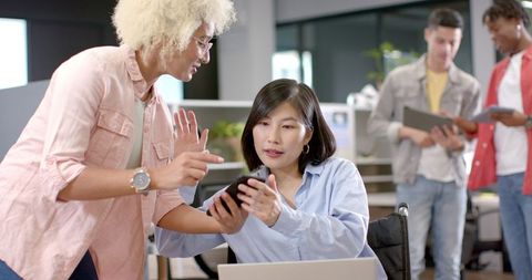 Inclusive office collaboration focusing on technology