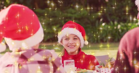 Joyful Christmas Family Gathering with Festive Sparkle