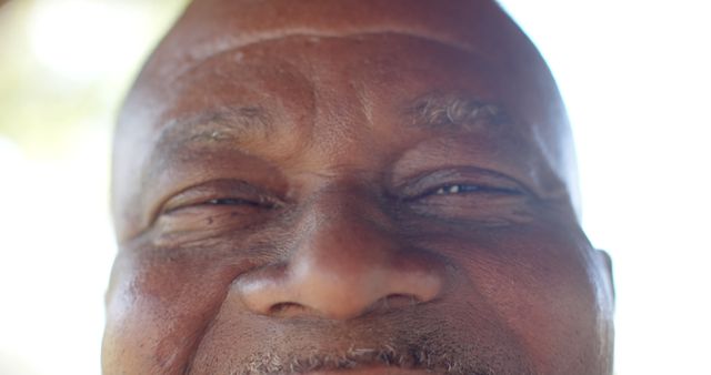 Close-Up of Elderly Man Smiling - Download Free Stock Images Pikwizard.com