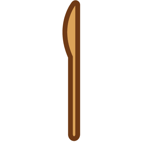 Transparent Kitchen Knife Illustration on Minimal Background - Download Free Stock Videos Pikwizard.com