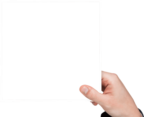 hand holding transparent paper frame for photo inserts - Download Free Stock Videos Pikwizard.com