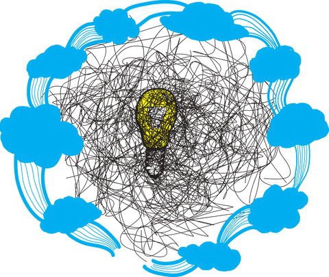 Intelligent network cloud communication with transparent lightbulb