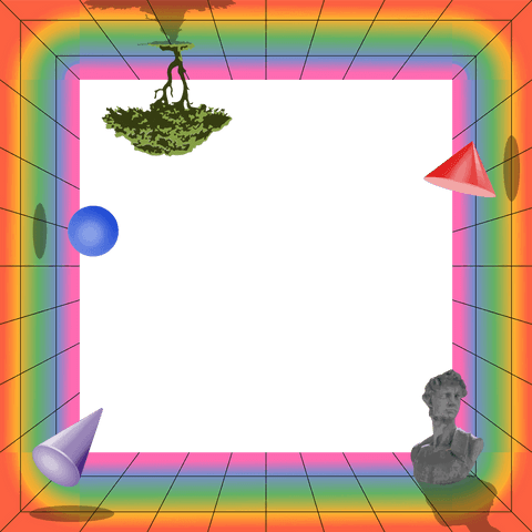 surreal transparent 3d grid scene with floating island - Download Free Stock Videos Pikwizard.com