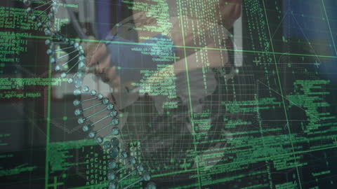 Futuristic Data Analytics with DNA Helix Overlay