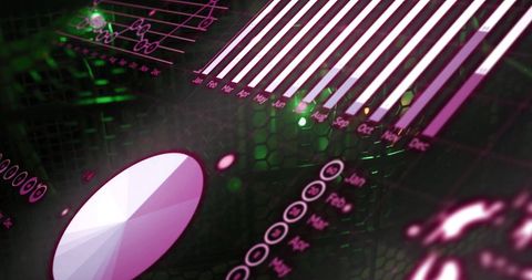data visualization with abstract digital coding interface - Download Free Stock Images Pikwizard.com