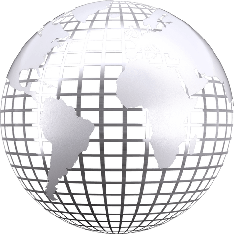 3d silver globe illustration on transparent background - Download Free Stock Videos Pikwizard.com
