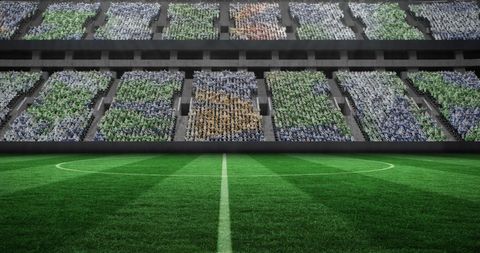 Vibrant Stadium with Confetti Celebration - Download Free Stock Images Pikwizard.com