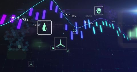 Financial Data Merging with Stock Market Graph Technology - Download Free Stock Images Pikwizard.com