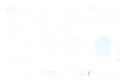 Transparent Tech Security Elements with Padlock and Data Icons - Download Free Stock Videos Pikwizard.com