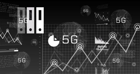 5G Technology Integration with Global Data Networks - Download Free Stock Images Pikwizard.com
