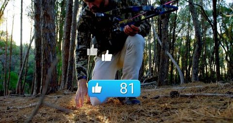 Archer Tracking in Forest with Compound Bow