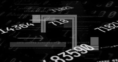 abstract digital interface with animated data flowing - Download Free Stock Images Pikwizard.com