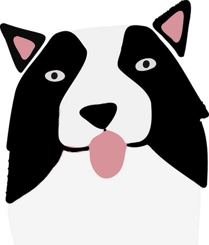 cartoon dog with bold patches on transparent background - Download Free Stock Videos Pikwizard.com